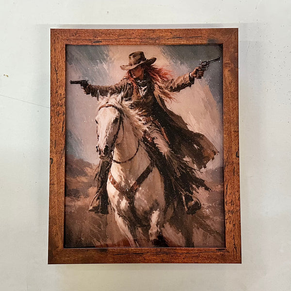 CALAMITY JANE - wood print