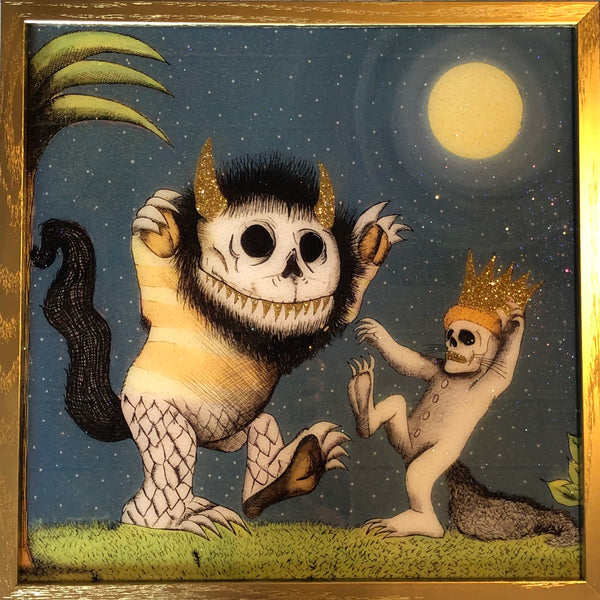 WHERE THE WILD THINGS DIE (On wood)